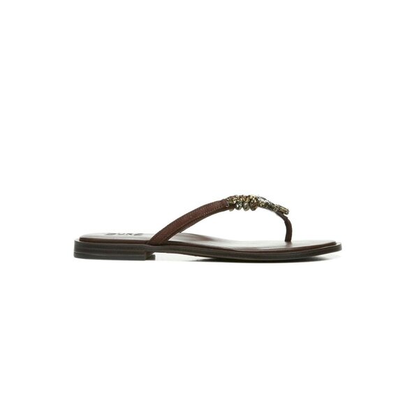 Naturalizer Fallyn Mocha Flat Sandals Women's Size 7M New in Box - Picture 4 of 9